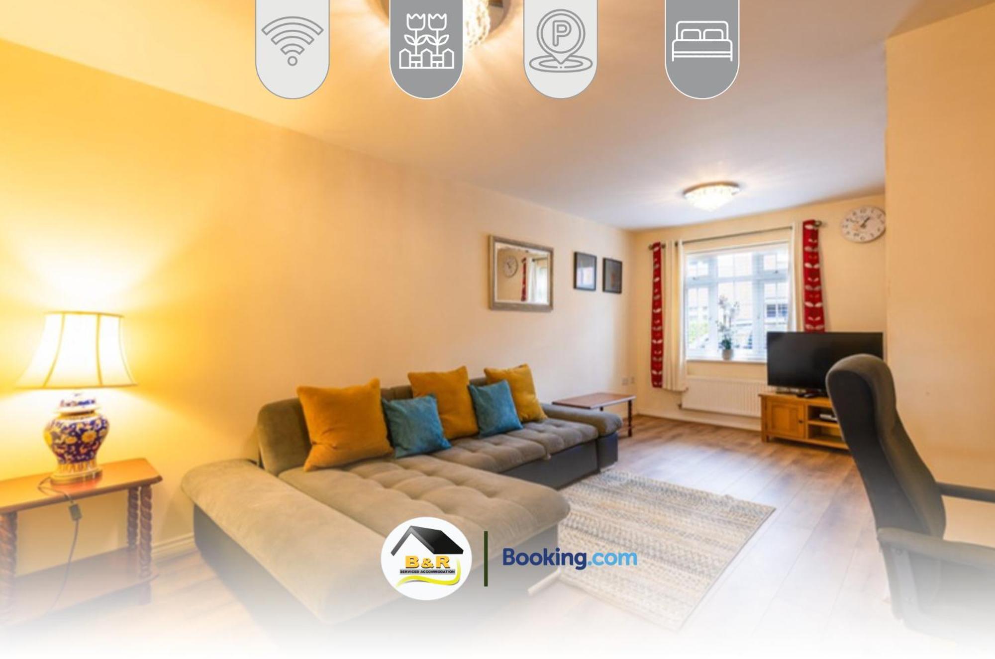 3 Bedroom House By B And R Serviced Accommodation Amesbury With Super Fast Wi-Fi 145Mbps Kültér fotó